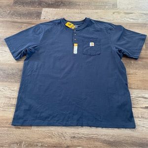 Carhartt blue pocket tee New 2XL